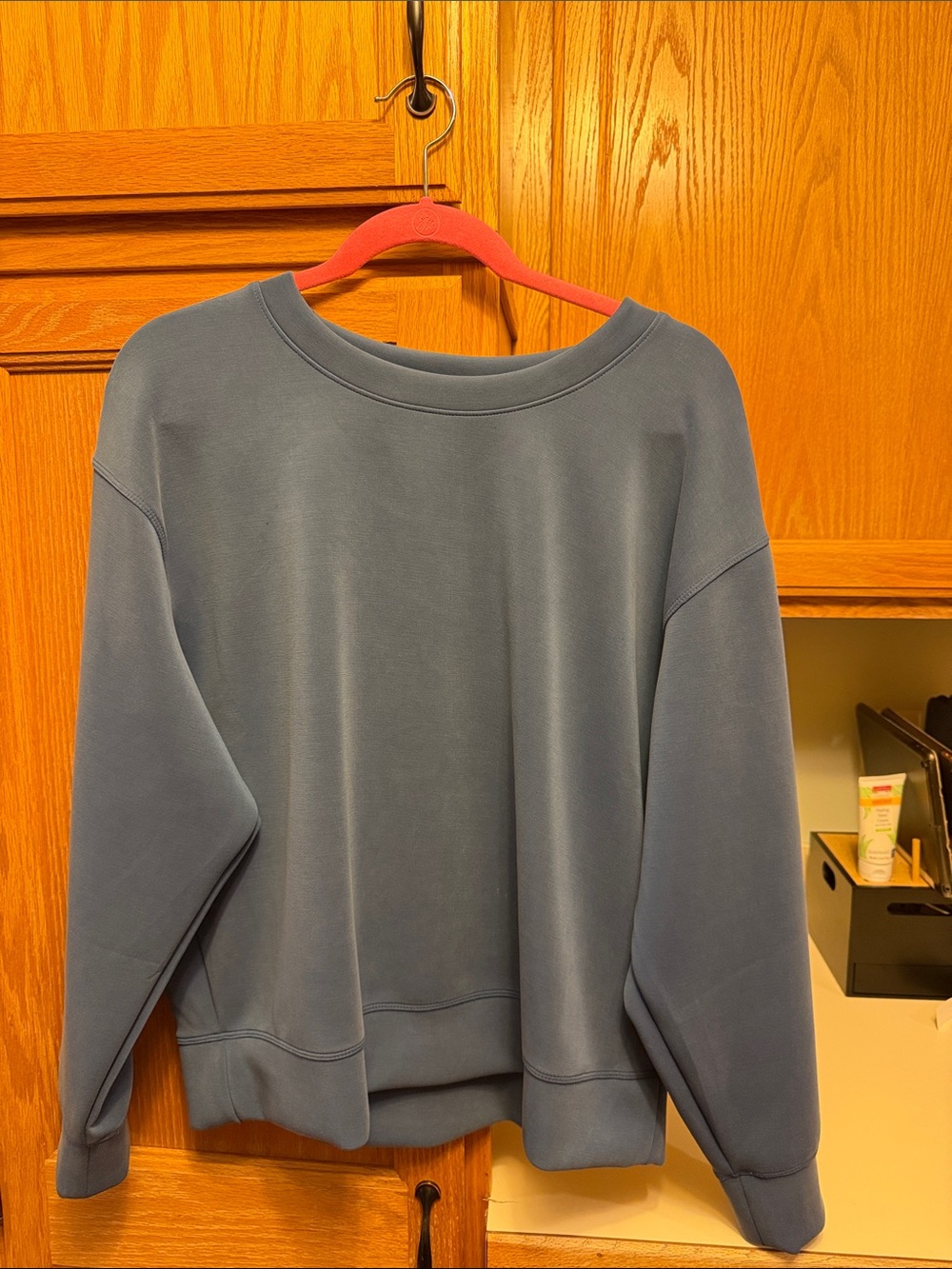 a new day Slate Blue Pullover Sweatshirt